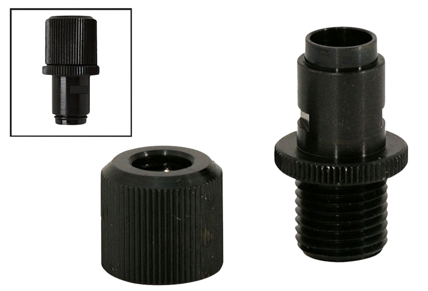 Walther Arms P22 Threaded Barrel Adapter Black Nitride 1/2"-28 TPI