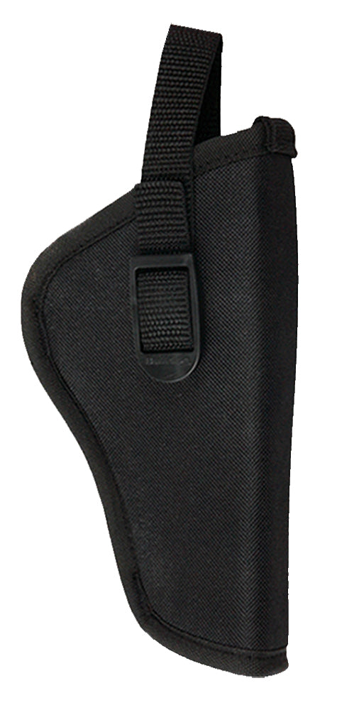 Bulldog DLX12 Pit Bull OWB Holster Black Nylon Belt Loop Fits S&W J/K/L/N Frame 3-4" Barrel Right Hand