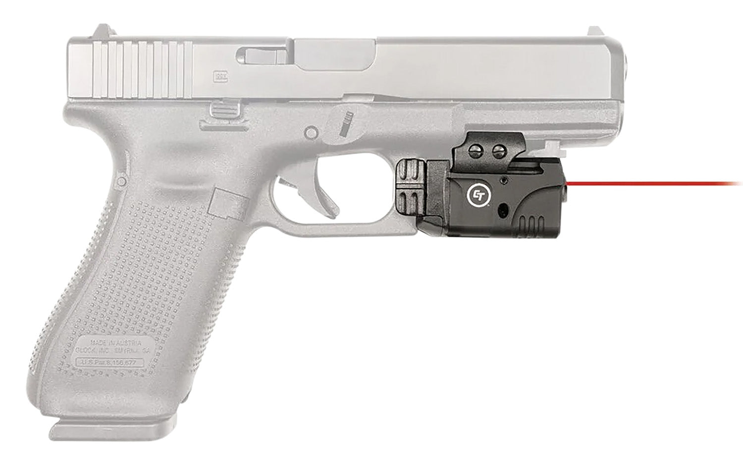 Crimson Trace 0142501 Rail Master Pro Red Laser and 100-Lumen Tactical Light, Picatinny/Weaver Rail Mount