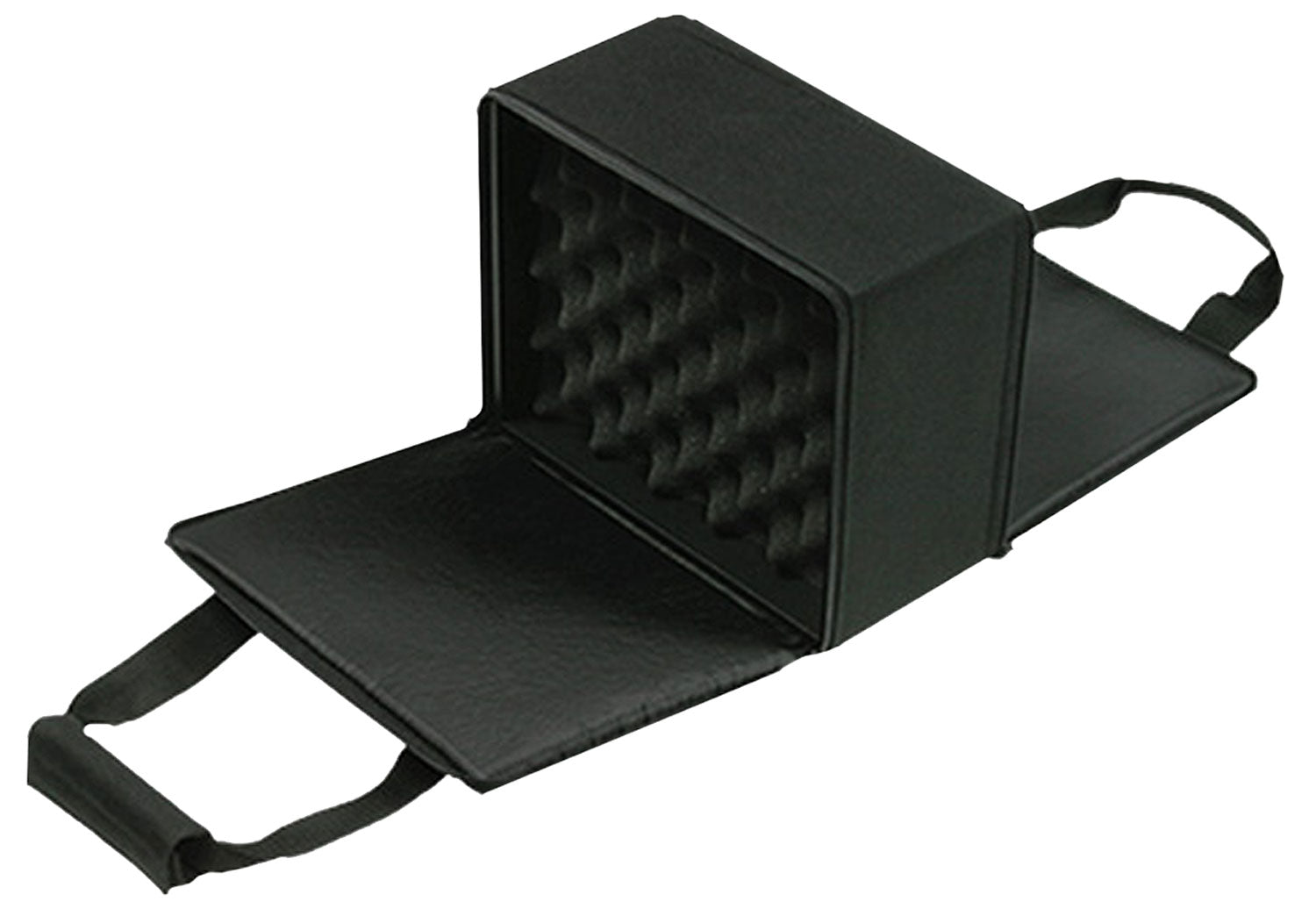 Bulldog BD522 Hard-Sided Black Nylon Pistol Case Holds 4 Handguns with Egg-Crate Foam and Locking Zipper