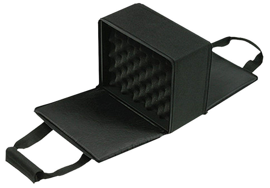 Bulldog BD522 Hard-Sided Black Nylon Pistol Case Holds 4 Handguns with Egg-Crate Foam and Locking Zipper