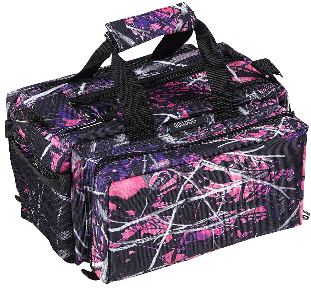 Bulldog BD910MDG Deluxe Muddy Girl Camo Nylon Range Bag with Removable Divider and Shoulder Strap