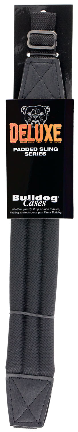 Bulldog BD810 Deluxe Padded 1-Inch Black Nylon Rifle Sling with Quick Release
