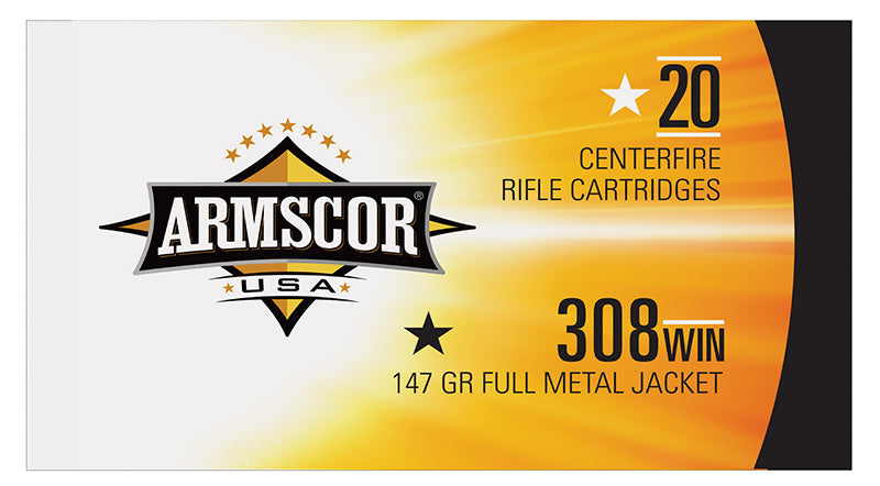 Armscor  .308 Win / 7.62x51mm 147 Gr FMJ