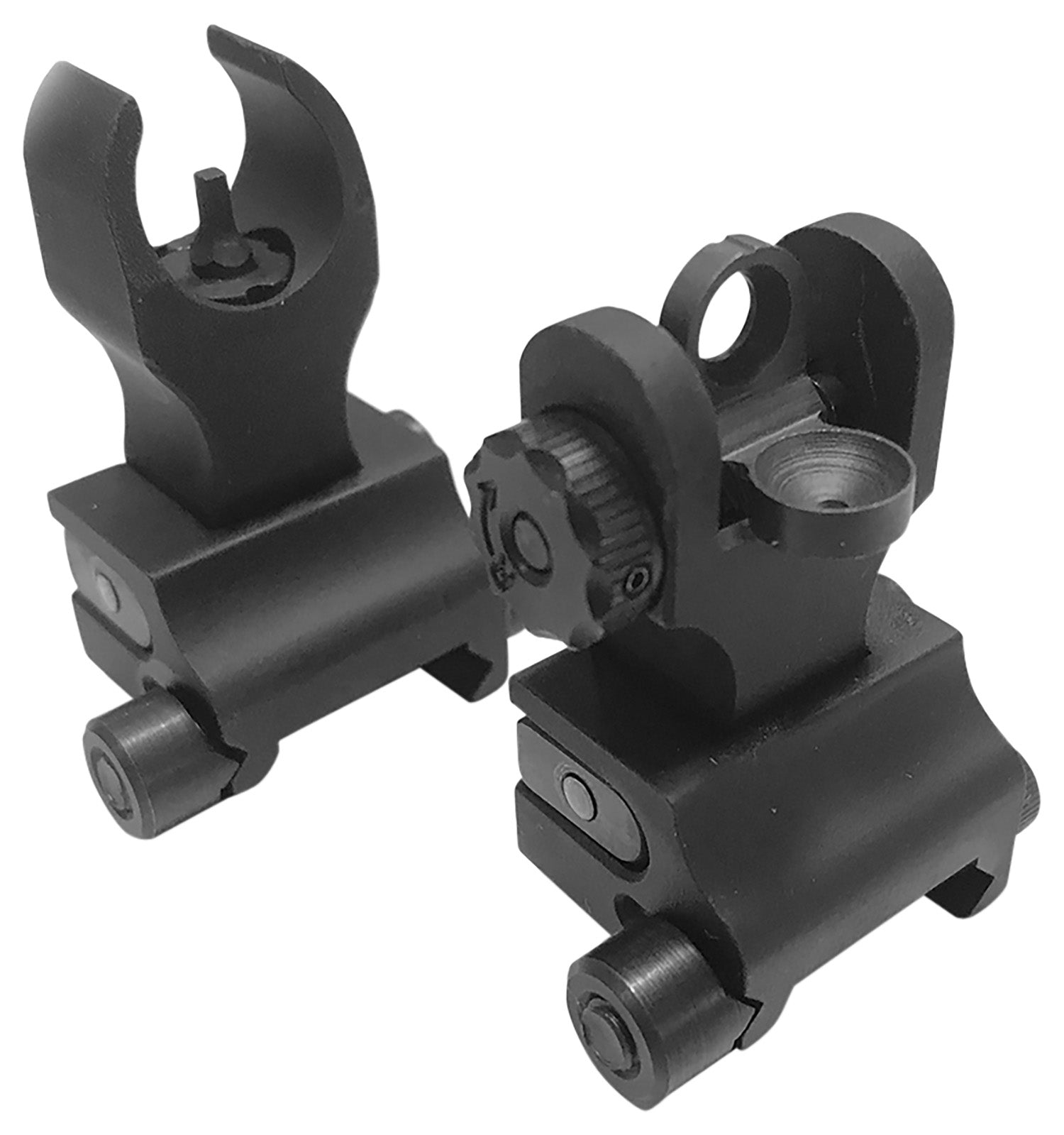 Samson FFSFRSPKG Folding HK Front & A2 Rear Sight Set Black Anodized AR-15