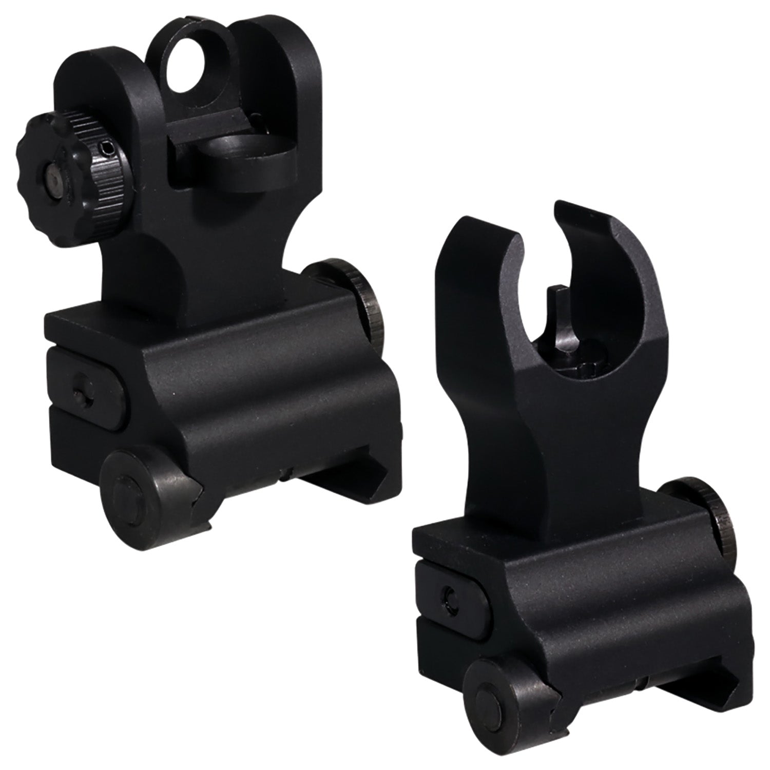 Samson QFHKA2PKG Quick Flip HK Front & A2 Rear Sight Set Black Anodized AR-15