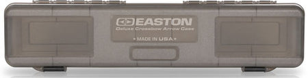 Easton Deluxe Crossbow Bolt Box Grey Holds 12 Crossbow Bolts