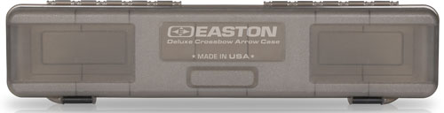 Easton Deluxe Crossbow Bolt Box Grey Holds 12 Crossbow Bolts