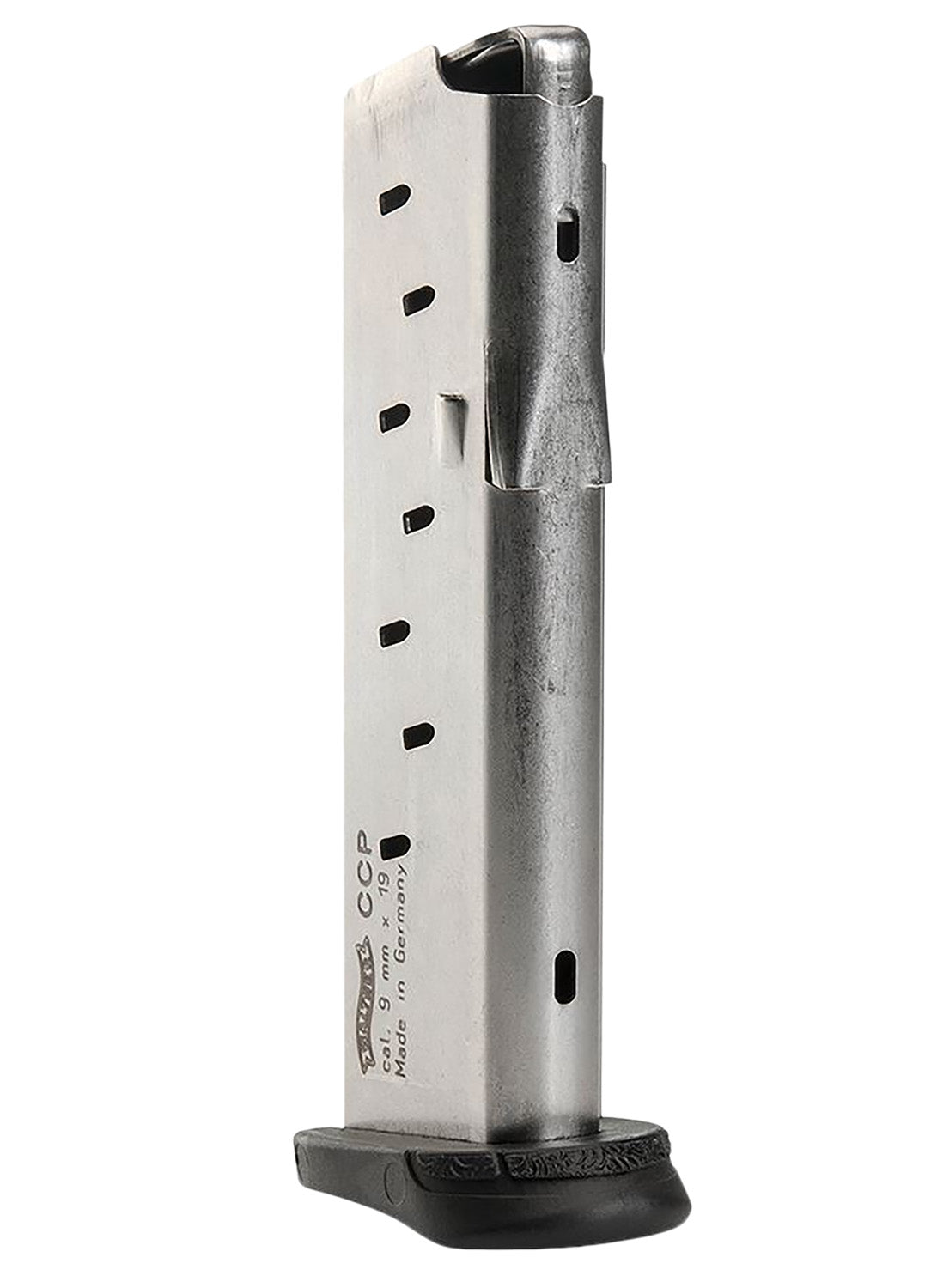 Walther Arms 50860002 CCP 8-Round 9mm Luger Replacement Magazine - Nickel Steel