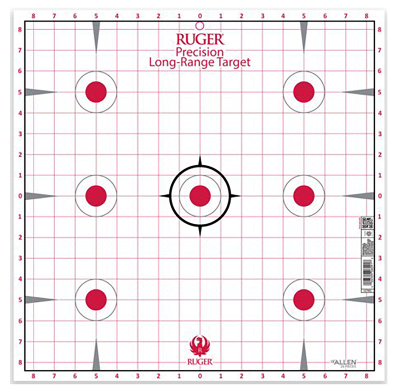Ruger Seven Spot Precision Sight-In Paper Target 17x17 20-Pack