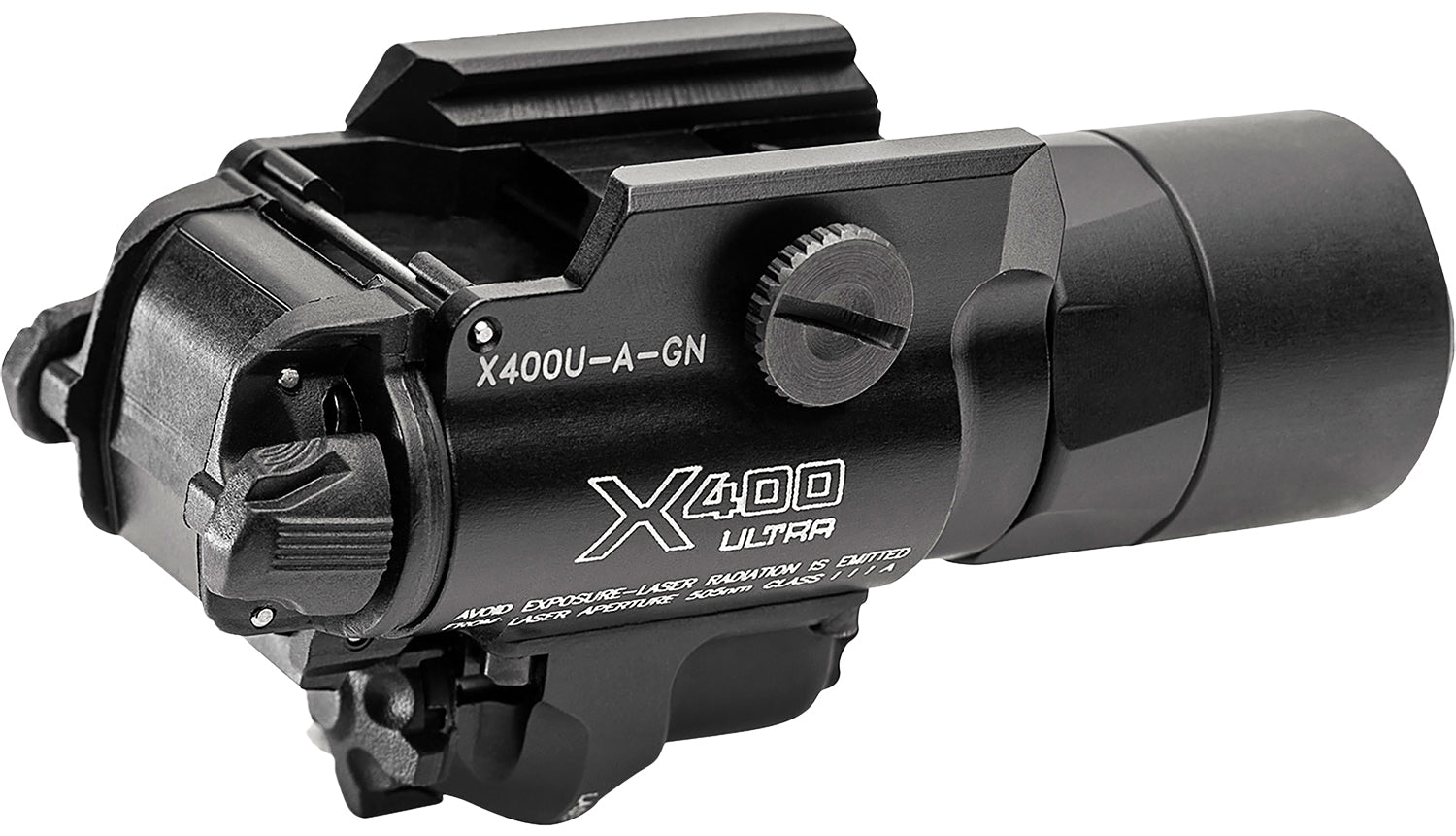 SureFire X400U-A-GN Ultra Black 1000 Lumens White LED with Green Laser