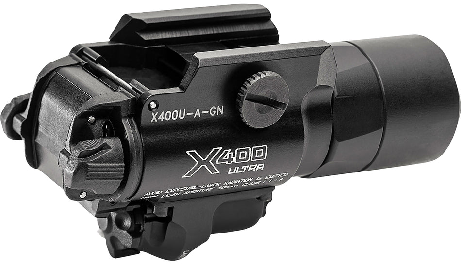 SureFire X400U-A-GN Ultra Black 1000 Lumens White LED with Green Laser