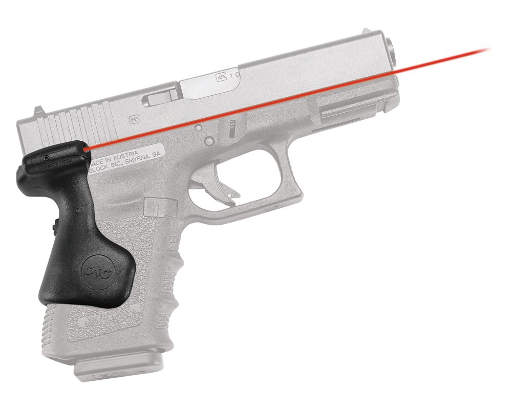 Crimson Trace 0169101 Lasergrips Red Laser for Glock 19/23/32 Compact Gen3/Gen4/Gen5, Black Polymer