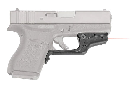 Crimson Trace LG-443 Laserguard Red Laser for Glock 42/43, Trigger Guard Mount, Black Polymer