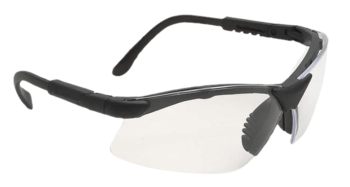 Radians RV0110CS Revelation Shooting Glasses Adult Clear Anti-Fog Lens Black Frame