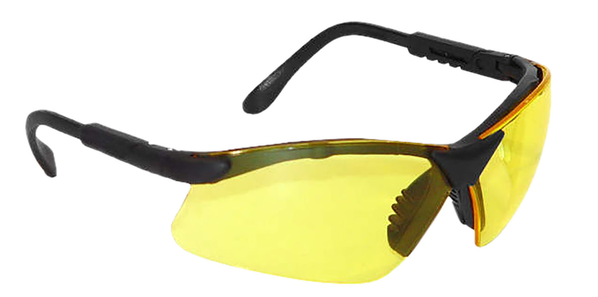 Radians RV0140CS Revelation Shooting Glasses Adult Yellow Anti-Fog Lens Black Frame