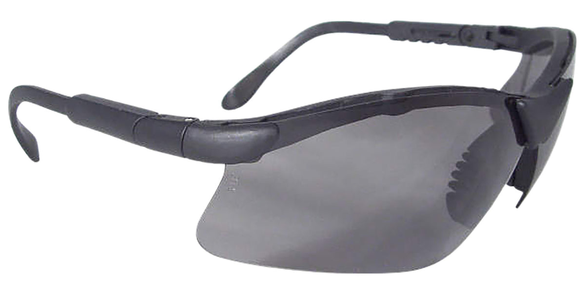 Radians RV0120CS Revelation Shooting Glasses Adult Smoke Gray Anti-Fog Lens Black Frame