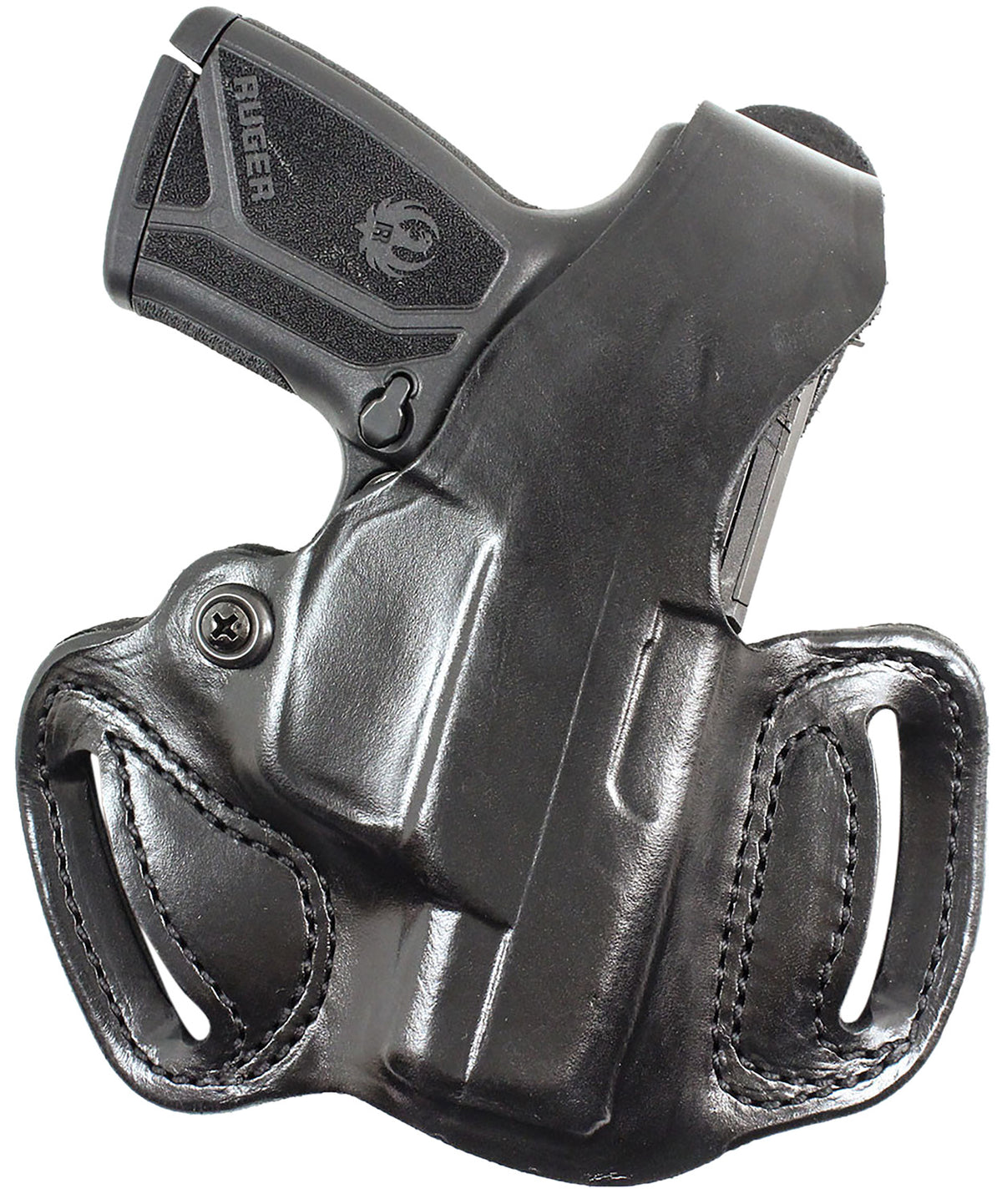 DeSantis Gunhide Thumb Break Mini Slide OWB Black Leather Holster Belt Slide Kel-Tec PMR30 Right Hand