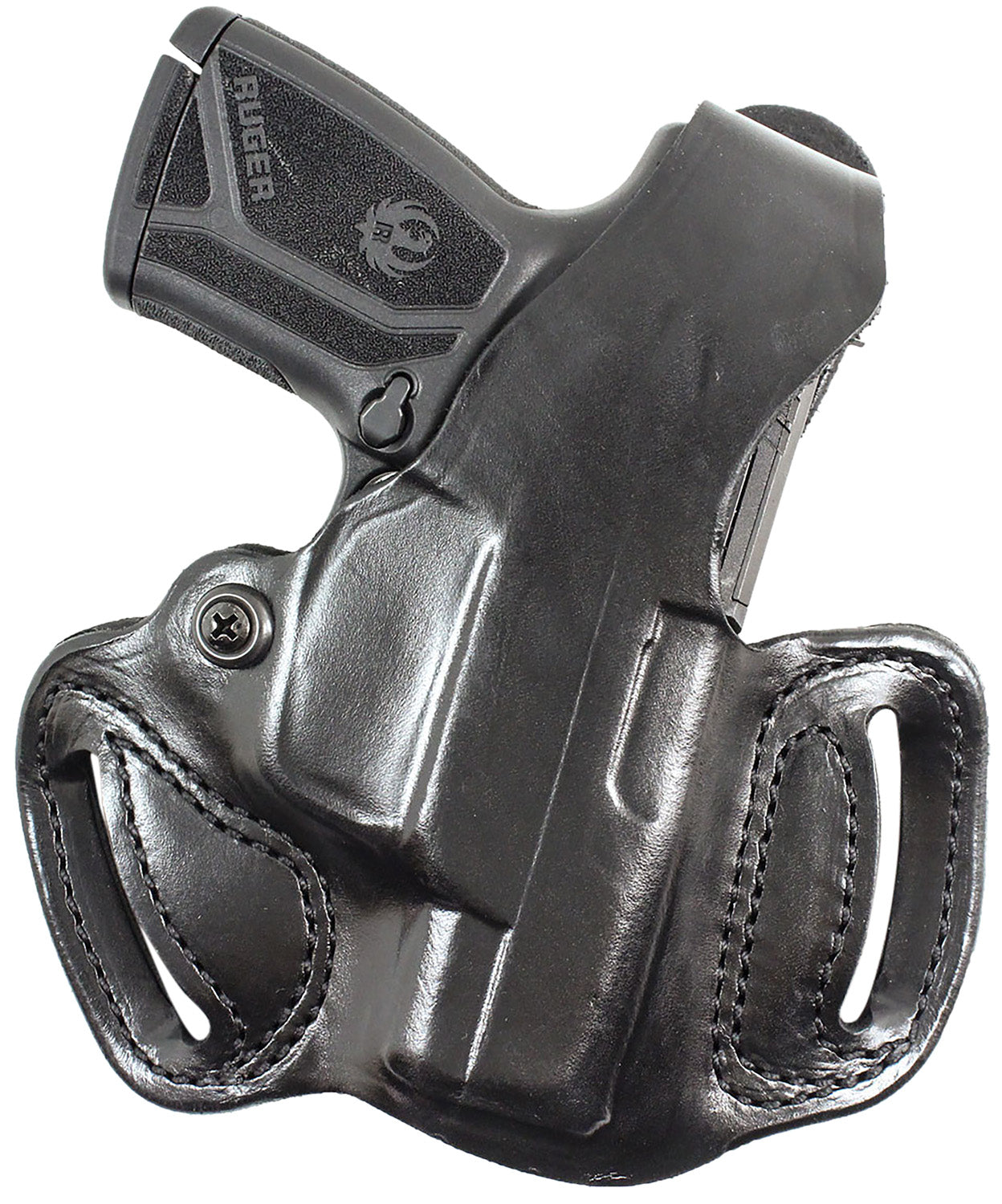 DeSantis Gunhide Thumb Break Mini Slide OWB Black Leather Holster Belt Slide Kel-Tec PMR30 Right Hand