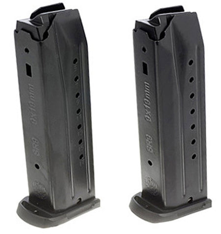 Ruger 90449 SR9C 17-Round 9mm Luger Magazine for SR/SRc/9E Blued 2-Pack