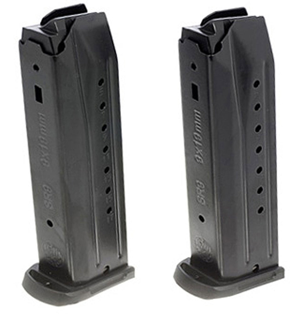 Ruger 90449 SR9C 17-Round 9mm Luger Magazine for SR/SRc/9E Blued 2-Pack