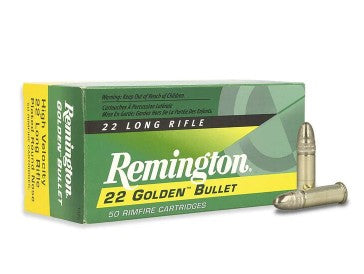 Remington 22 Golden Bullet .22 Long Rifle 40 gr Solid ammo