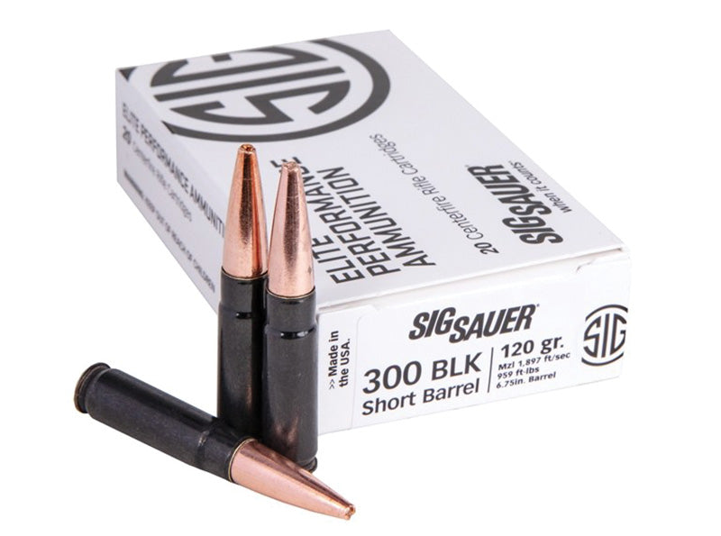Sig Sauer E300H1SBR20 Elite Performance Copper Solid  120 Grain .300 AAC Blackout