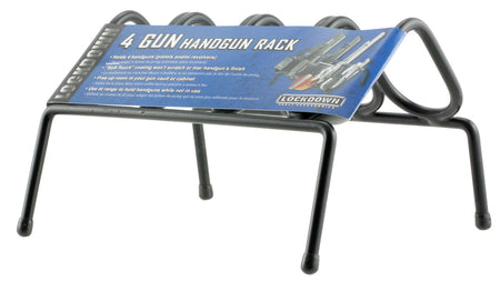 Lockdown 222200 Vinyl-Coated Metal Handgun Rack for Gun Vault or Range
