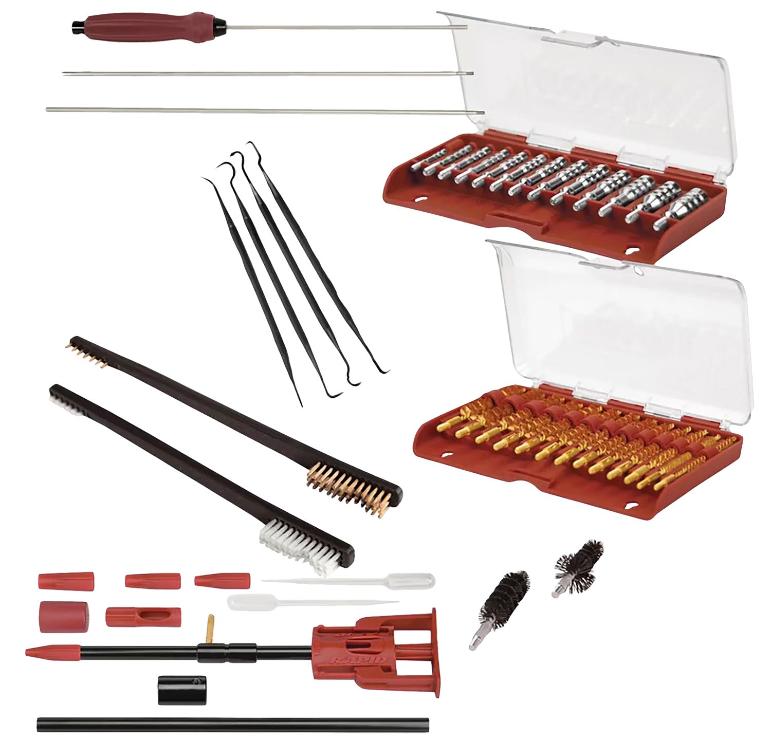 Tipton 554400 Ultra Rifle Cleaning Kit with Stainless Steel Rod in Plastic Case
