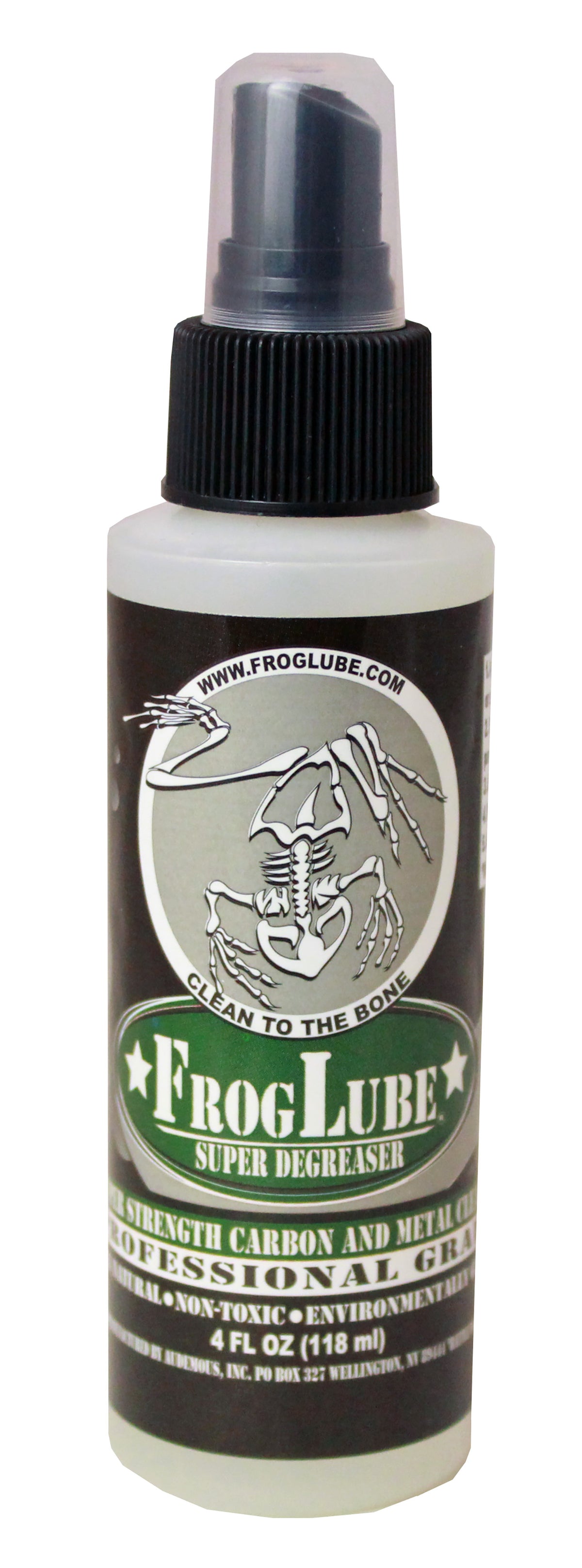 FrogLube 15216 Super Degreaser 4 oz Squeeze Bottle - Removes Oil, Grease & Dirt