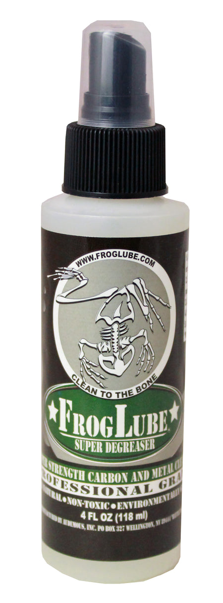 FrogLube 15216 Super Degreaser 4 oz Squeeze Bottle - Removes Oil, Grease & Dirt