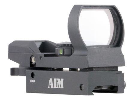 Aim Sports RT4WF1 Warfare Edition Reflex Sight Matte Black 1x 24x34mm Red/Green Multi Reticle