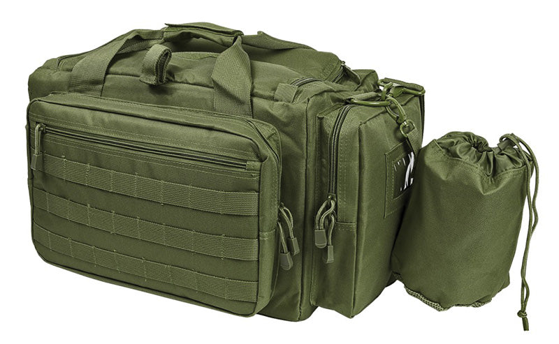 VISM Competition Range Bag 13"x20.5" Green Multiple Padded Compartments