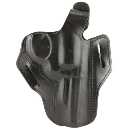 DeSantis Thumb Break Scabbard Black Leather Holster for S&W K Frame 4", Right Hand