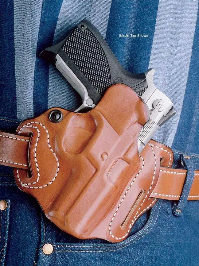DeSantis Speed Scabbard Open Top Holster for 1911 Commander, Black, Right Hand