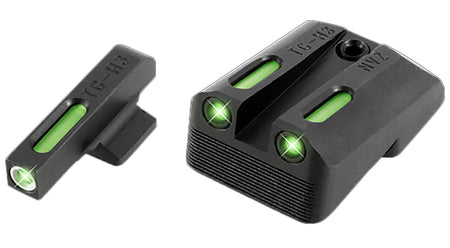 TruGlo TG13NV1A TFX Tritium Fiber Optic Front and Rear Sight Set for 1911