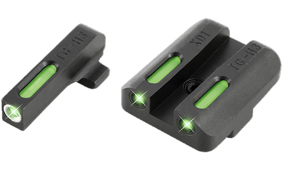 TruGlo TG13XD1A TFX Tritium Fiber Optic Front and Rear Iron Sight Set