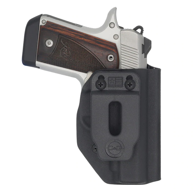 C&G IWB Covert Holster for Kimber Micro 9mm, Right Hand, Black
