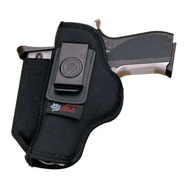 DeSantis Pro Stealth Ambidextrous Holster Glock 26/27 w/ CT LG-437 and M&P Shield 9/40 w/ CT LG-489