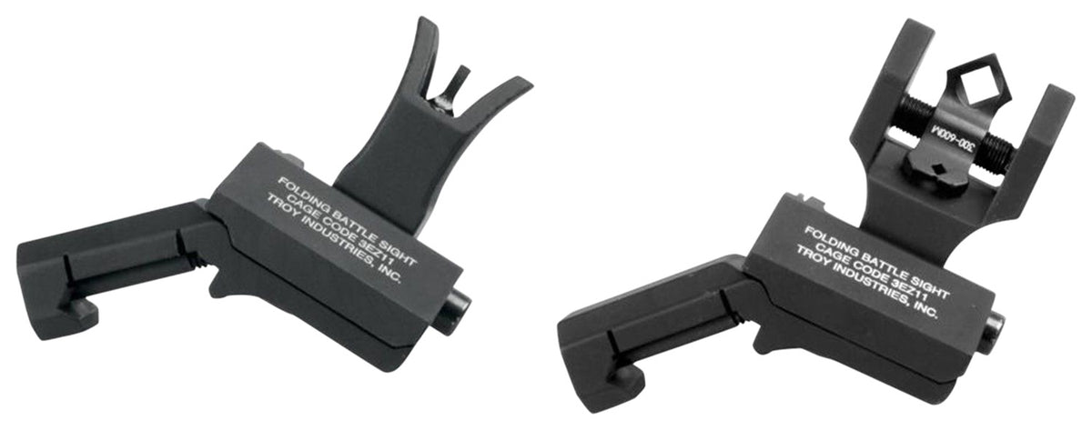 Troy Industries 45 Degree Offset BattleSight Set M4 Front Diopter Rear Black Anodized