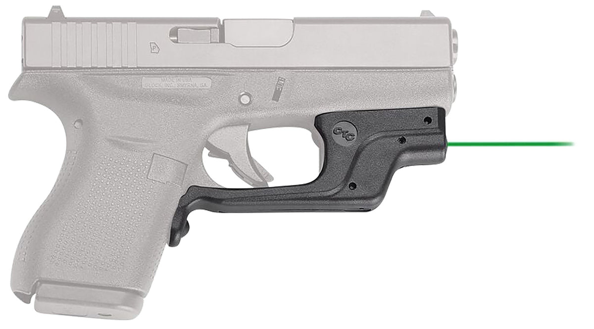 Crimson Trace 0146301 LG-443 Laserguard for Glock 42/43 Green Laser Black Polymer