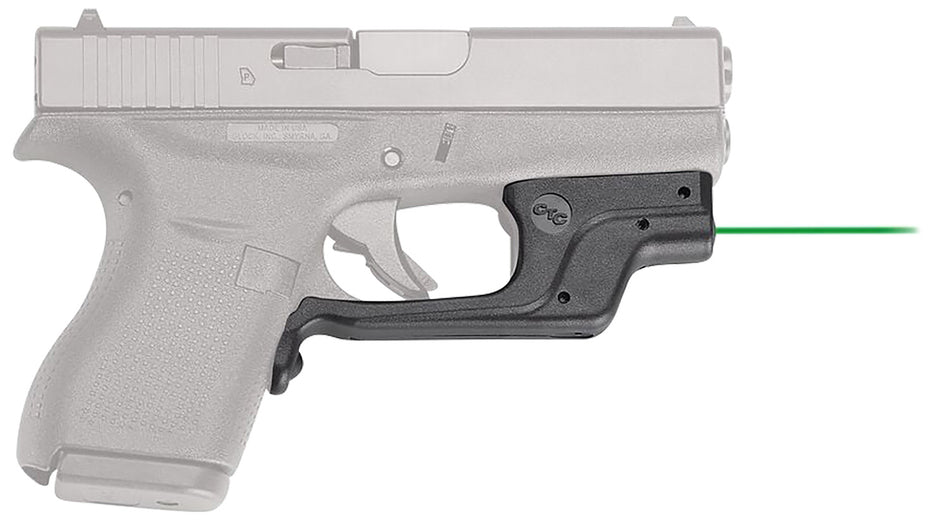 Crimson Trace 0146301 LG-443 Laserguard for Glock 42/43 Green Laser Black Polymer