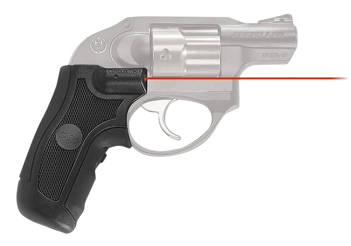 Crimson Trace 0143301 Lasergrips for Ruger LCR / LCRx Red Laser Black Polymer