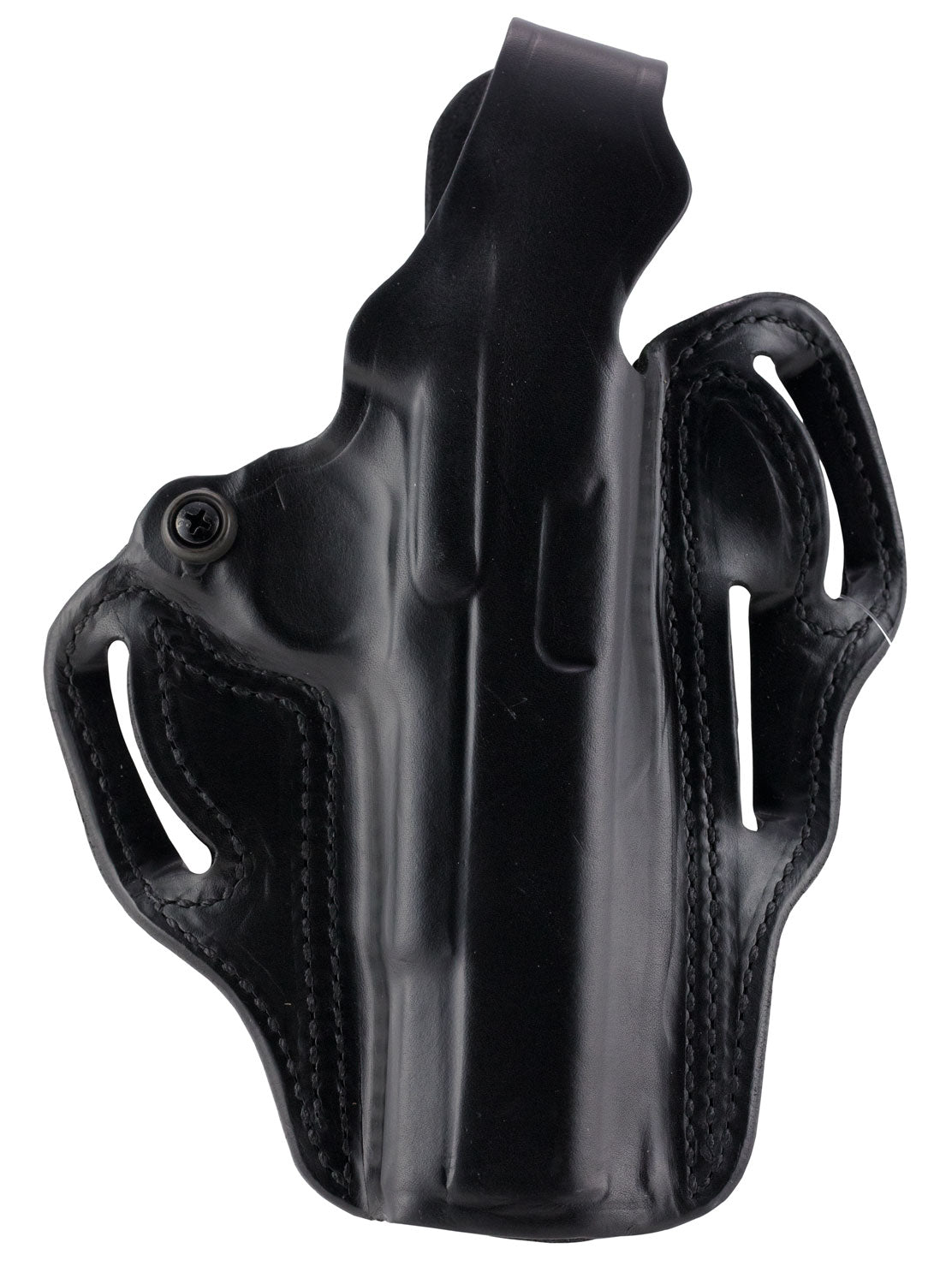 DeSantis Gunhide Thumb Break Scabbard OWB Black Leather Belt Slide Holster Ruger LCR LCRx Right Hand