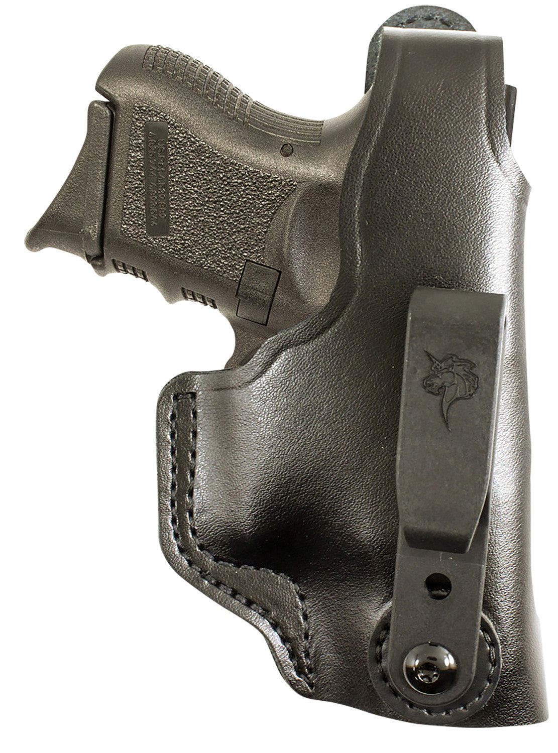 DeSantis Gunhide Dual Carry II IWB/OWB Black Leather Belt Clip Holster S&W M&P Shield 9/40 Shield 2.0 Right Hand