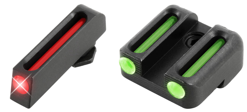 TruGlo TG131G3 Fiber Optic Front and Rear Sight Set for Glock 42/43/43X/48