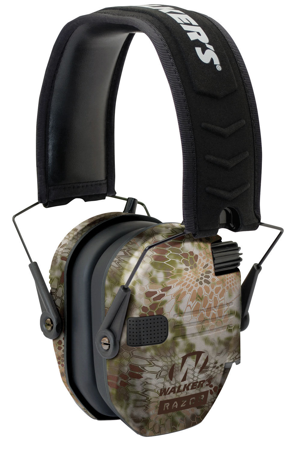 Walker's Razor Slim Electronic Ear Muff 23 dB Over-the-Head Kryptek Highlander/Black Polymer