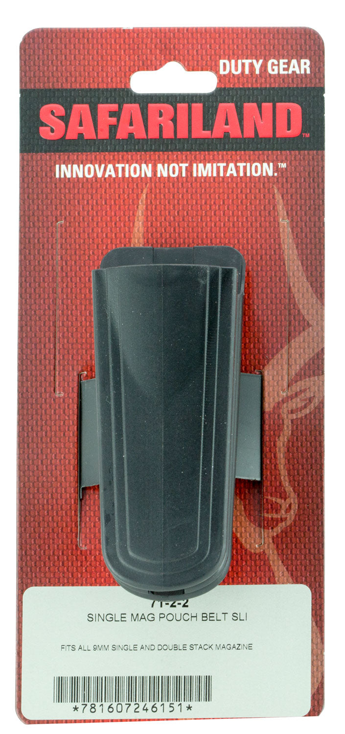 Safariland 7122 Double Magazine Pouch Belt Slide Mount Black Polymer 1.50"-2.25" Belt