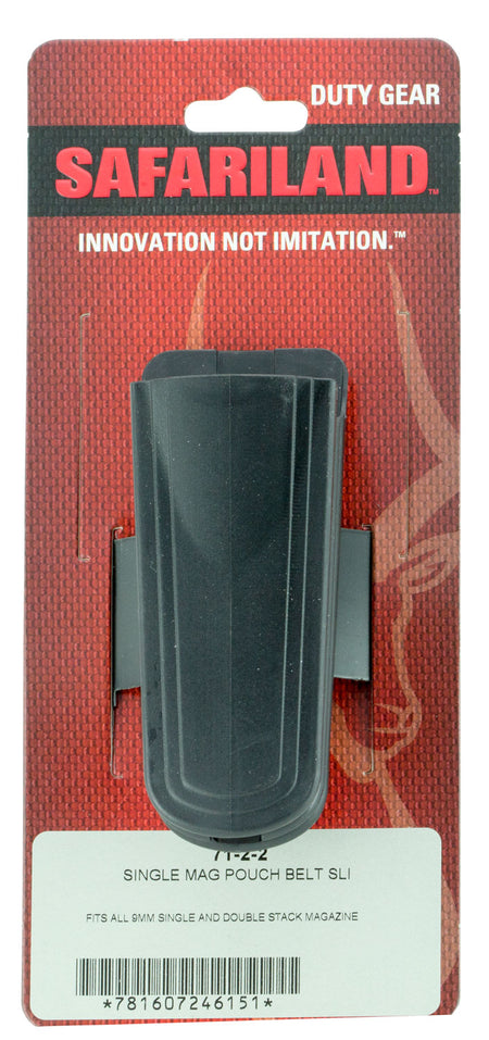 Safariland 7122 Double Magazine Pouch Belt Slide Mount Black Polymer 1.50"-2.25" Belt