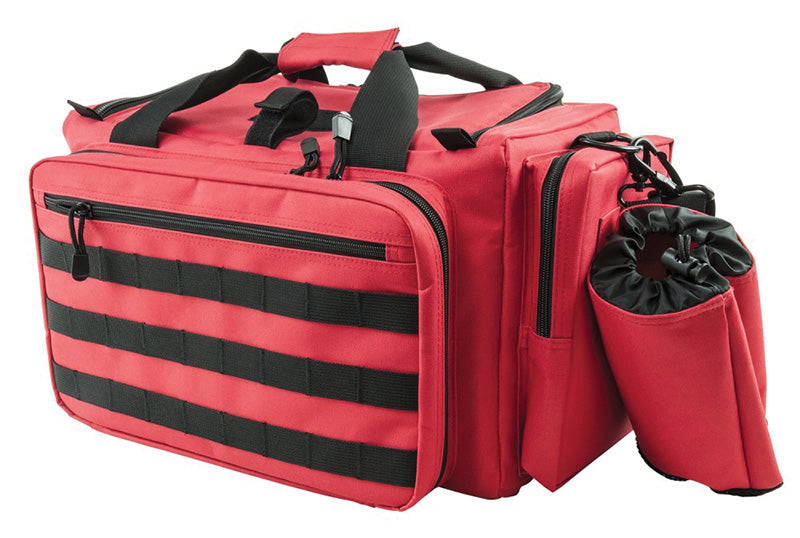 VISM Competition Range Bag 13"x20.5" Red Multiple Padded Compartments